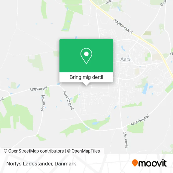 Norlys Ladestander kort