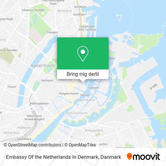 Embassy Of the Netherlands In Denmark kort
