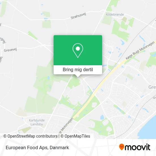 European Food Aps kort