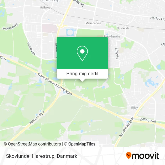 Skovlunde. Harestrup kort