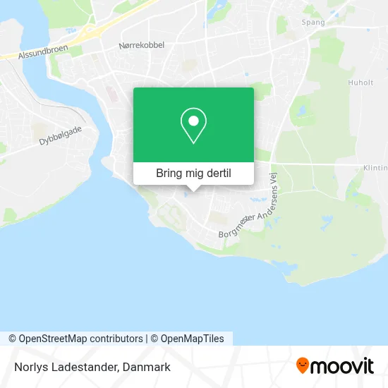 Norlys Ladestander kort