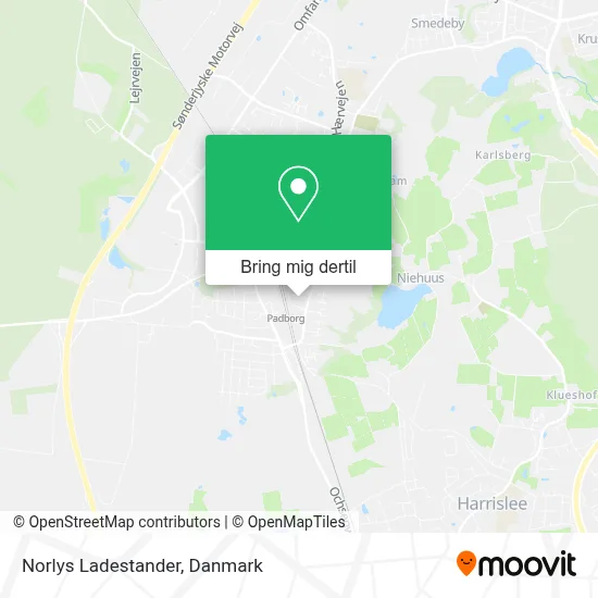 Norlys Ladestander kort