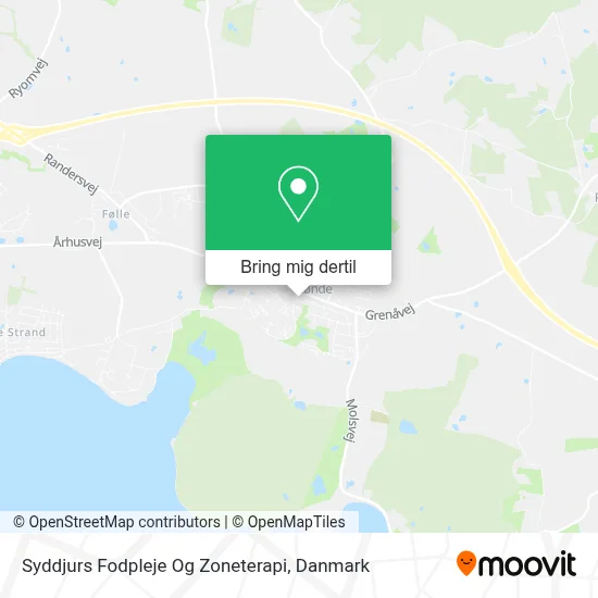 Syddjurs Fodpleje Og Zoneterapi kort
