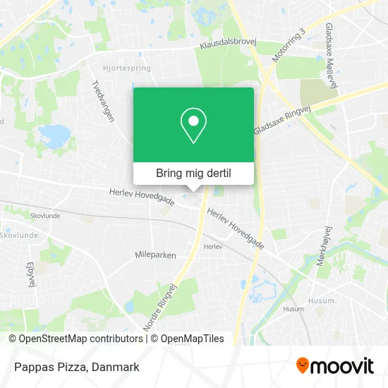 Pappas Pizza kort