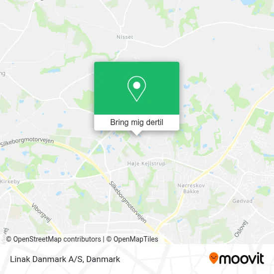 Linak Danmark A/S kort