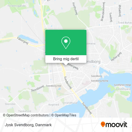 Jysk Svendborg kort