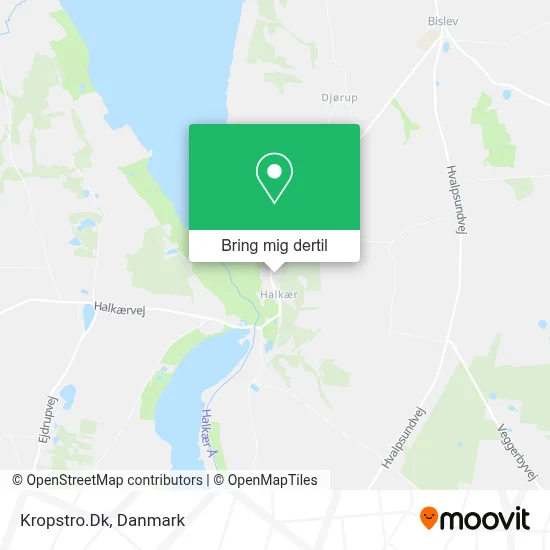 Kropstro.Dk kort