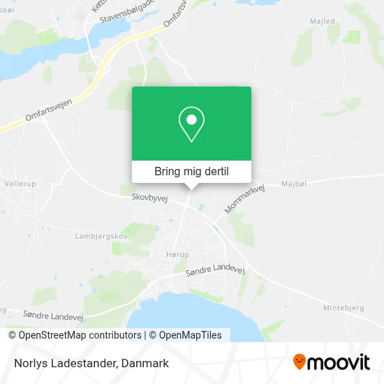 Norlys Ladestander kort