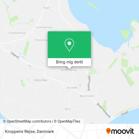 Kroppens Rejse kort