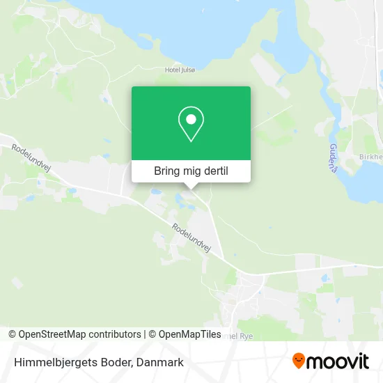 Himmelbjergets Boder kort