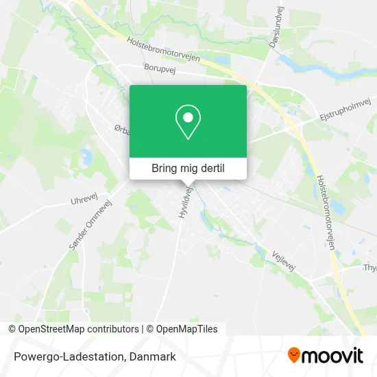 Powergo-Ladestation kort