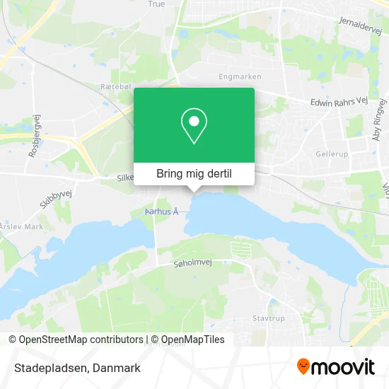 Stadepladsen kort