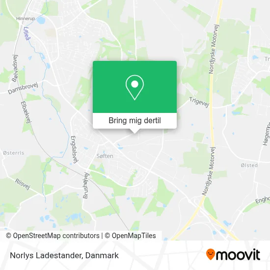 Norlys Ladestander kort