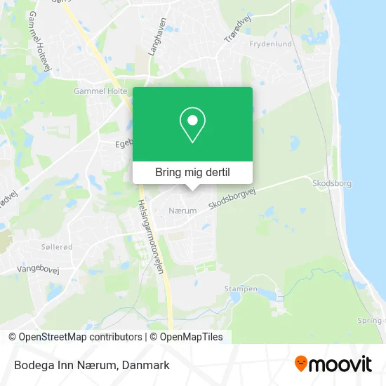 Bodega Inn Nærum kort