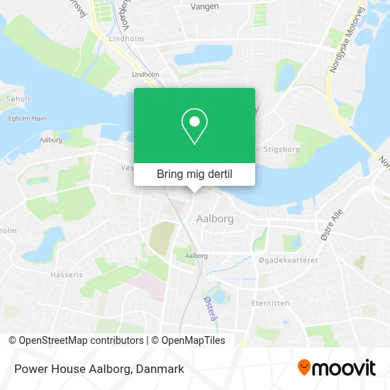 Power House Aalborg kort