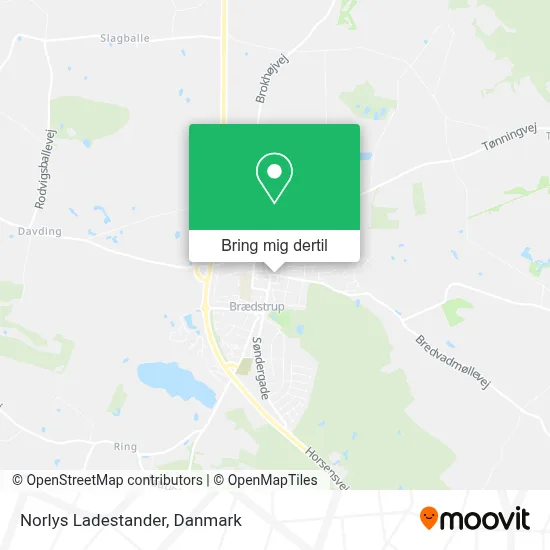 Norlys Ladestander kort