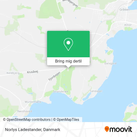 Norlys Ladestander kort