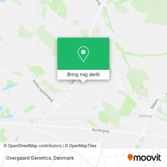 Overgaard Genetics kort