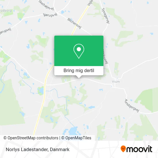 Norlys Ladestander kort