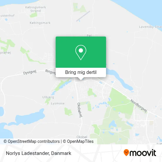 Norlys Ladestander kort