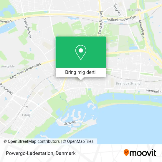 Powergo-Ladestation kort