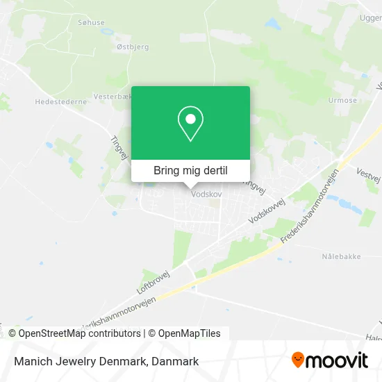 Manich Jewelry Denmark kort