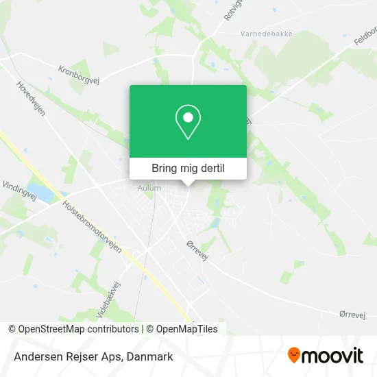 Andersen Rejser Aps kort