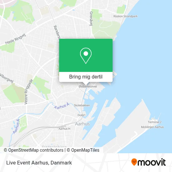 Live Event Aarhus kort