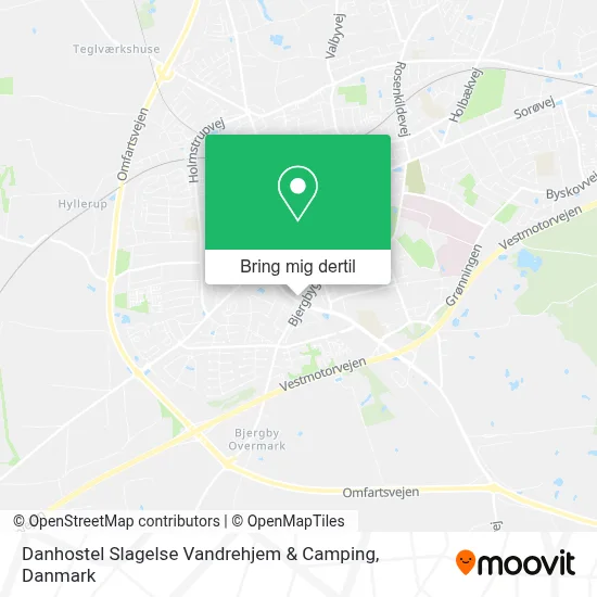 Danhostel Slagelse Vandrehjem & Camping kort