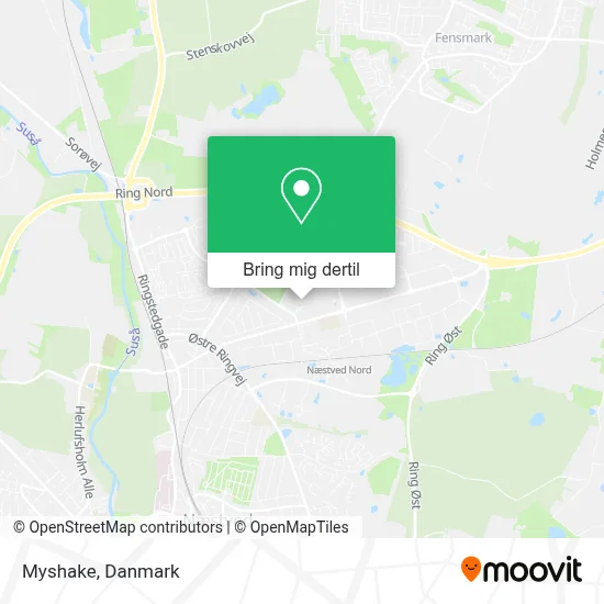 Myshake kort