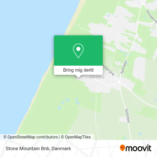 Stone Mountain Bnb kort