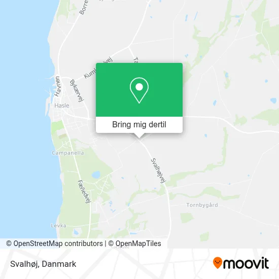 Svalhøj kort