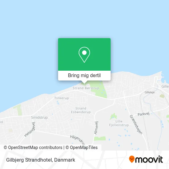 Gilbjerg Strandhotel kort