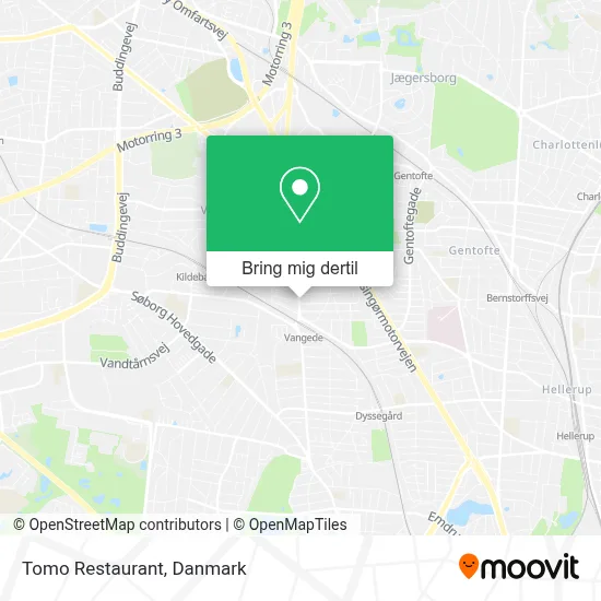 Tomo Restaurant kort