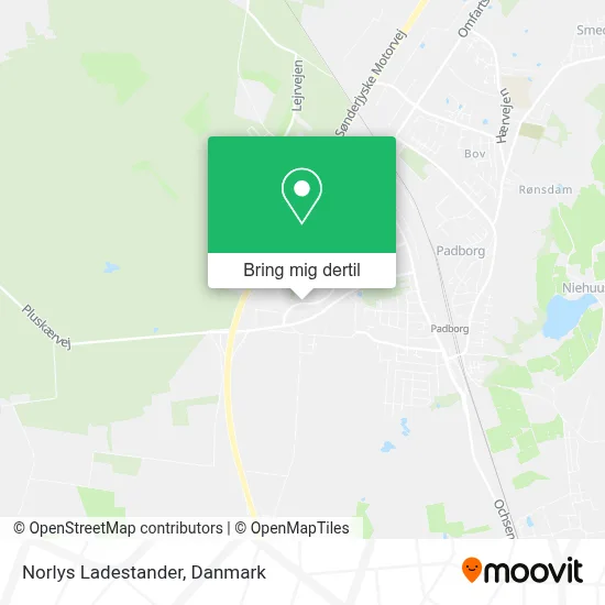 Norlys Ladestander kort