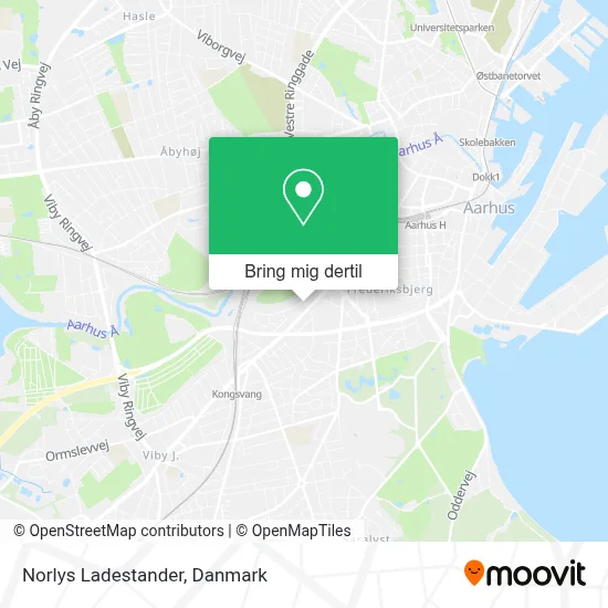 Norlys Ladestander kort
