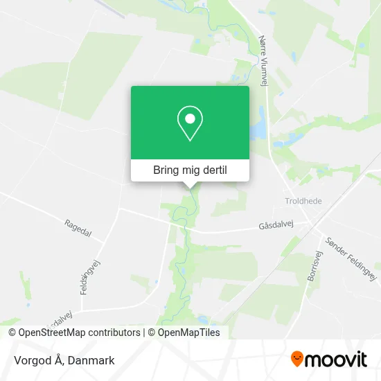 Vorgod Å kort