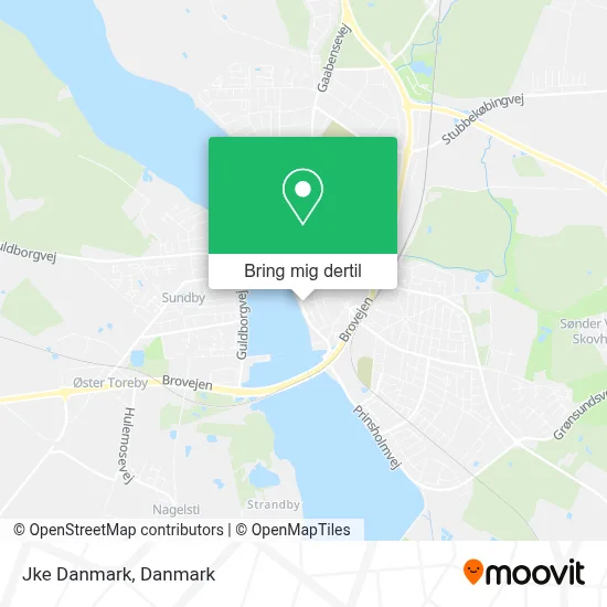 Jke Danmark kort