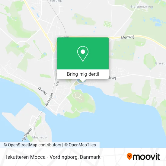 Iskutteren Mocca - Vordingborg kort