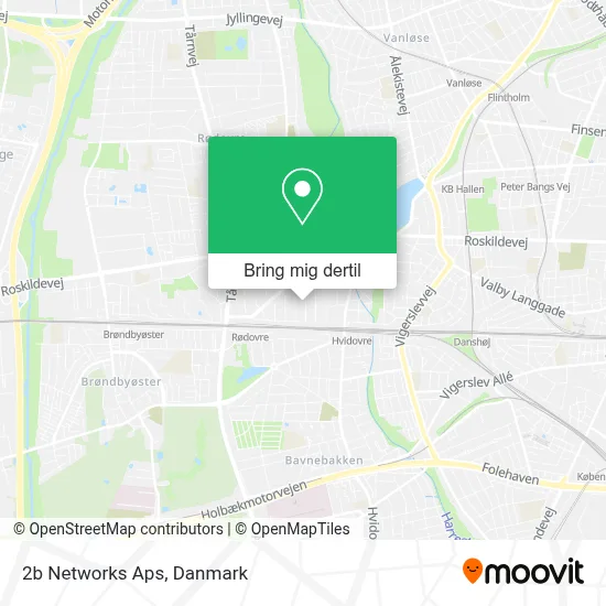 2b Networks Aps kort
