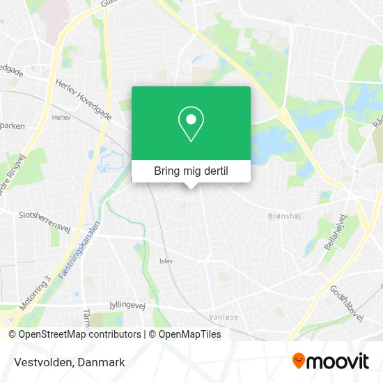 Vestvolden kort