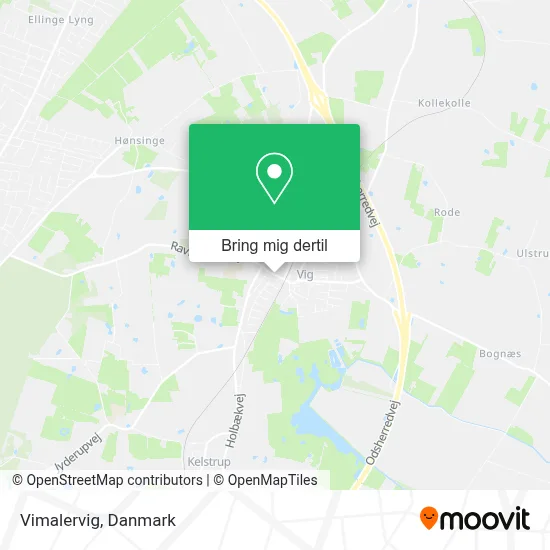 Vimalervig kort