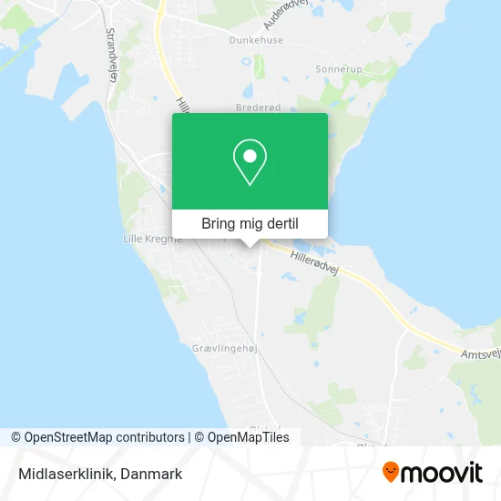 Midlaserklinik kort