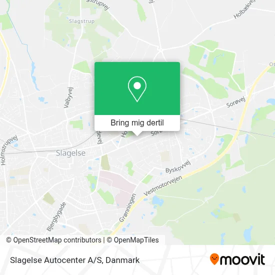 Slagelse Autocenter A/S kort