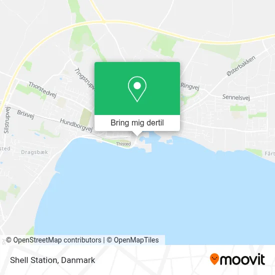 Shell Station kort