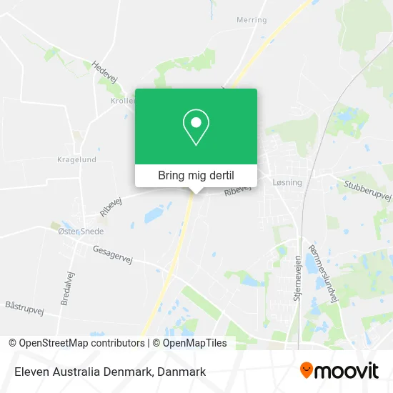 Eleven Australia Denmark kort