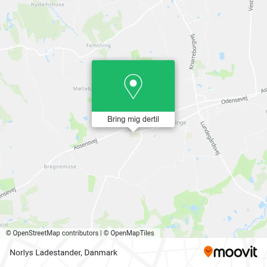 Norlys Ladestander kort