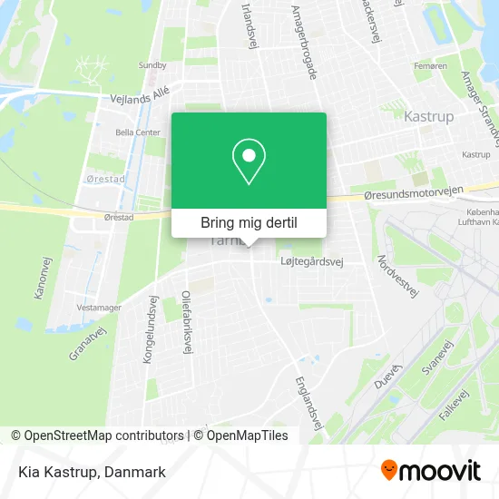 Kia Kastrup kort
