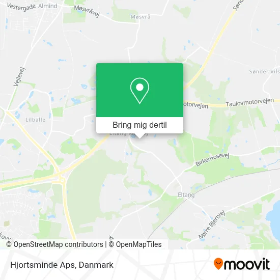 Hjortsminde Aps kort