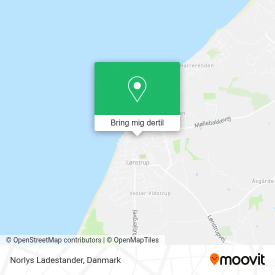 Norlys Ladestander kort